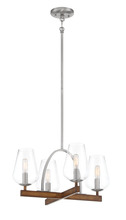 Minka-Lavery 1064-699 - Birnamwood - 4 Light Convertible Chandelier/Semi Flush