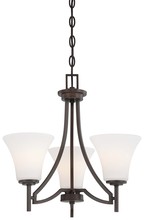 Minka-Lavery 4933-284 - 3 LIGHT MINI CHANDELIER