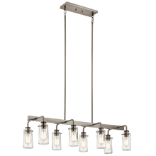 Kichler 43457CLP - Linear Chandelier 8Lt