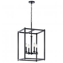 Kichler 43998BK - Foyer Pendant 4Lt