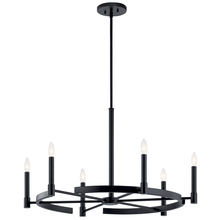 Kichler 52427BK - Chandelier 6Lt