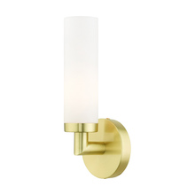 Livex Lighting 10103-12 - 1 Lt Satin Brass ADA Single Sconce