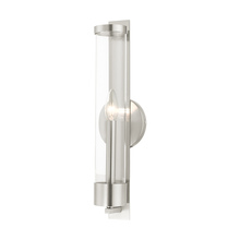 Livex Lighting 10142-91 - 1 Lt Brushed Nickel ADA Single Sconce