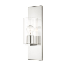 Livex Lighting 16551-91 - 1 Lt Brushed Nickel Wall Sconce