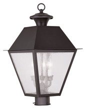 Livex Lighting 2169-07 - 3 Light Bronze Outdoor Post Lantern