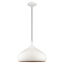 Livex Lighting 41173-69 - 1 Lt Shiny White Mini Pendant