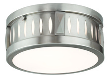 Livex Lighting 65506-91 - 2 Light Brushed Nickel Ceiling Mount