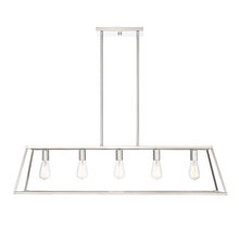 Savoy House 1-327-5-109 - Denton 5-Light Linear Chandelier in Polished Nickel