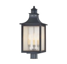 Savoy House 5-255-25 - Monte Grande 3-Light Outdoor Post Lantern in Slate