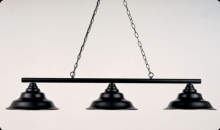 Hi-Lite MFG Co. H-5003/73-D-BK01/24 - 3-LITE BILLIARD LIGHT