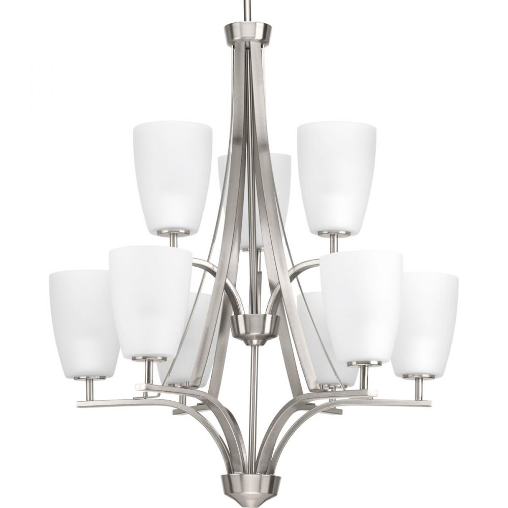 Leap Collection Nine-Light Chandelier