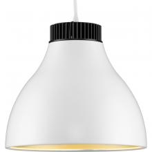 Progress P500372-028-30 - Radian LED Collection Modern Satin White Metal Pendant