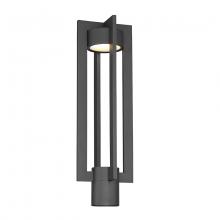 WAC US PM-W48620-BK - CHAMBER Outdoor Post Light