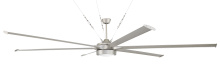 Craftmade PRT120PN6 - Prost 120" 6-Blade Indoor/Outdoor (Damp) Ceiling Fan in Painted Nickel w/ Painted Nickel Blades