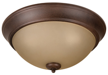 Craftmade XP15AG-3A - Pro Builder 3 Light 15" Flushmount in Aged Bronze Textured