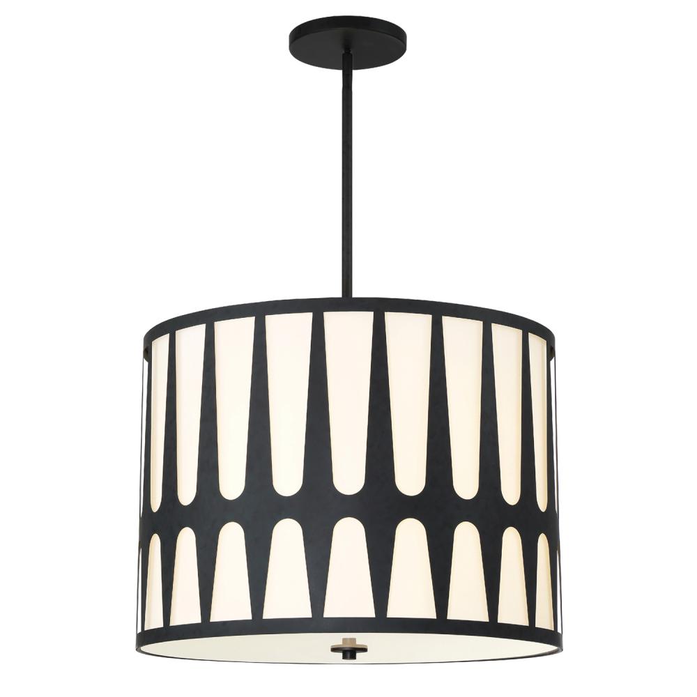 Royston 24'' Black Pendant