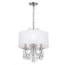 Crystorama 6623-CH-CL-MWP - Othello 14'' Hand Cut Crystal Polished Chrome Chandelier