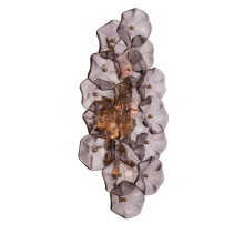 Crystorama ESM-4001-AG-SM - Esme 23'' Aged Brass Sconce