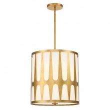 Crystorama ROY-805-GA - Royston 4 Light Antique Gold Pendant