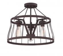 Designers Fountain 86811-BZ - Brooklyn Semi-Flush/Pendant