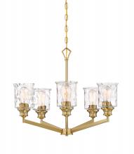Designers Fountain 96385-BG - Drake 25" 5-Light Chandelier
