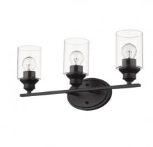 Acclaim Lighting IN41452BK - Gemma 3-Light Matte Black Vanity