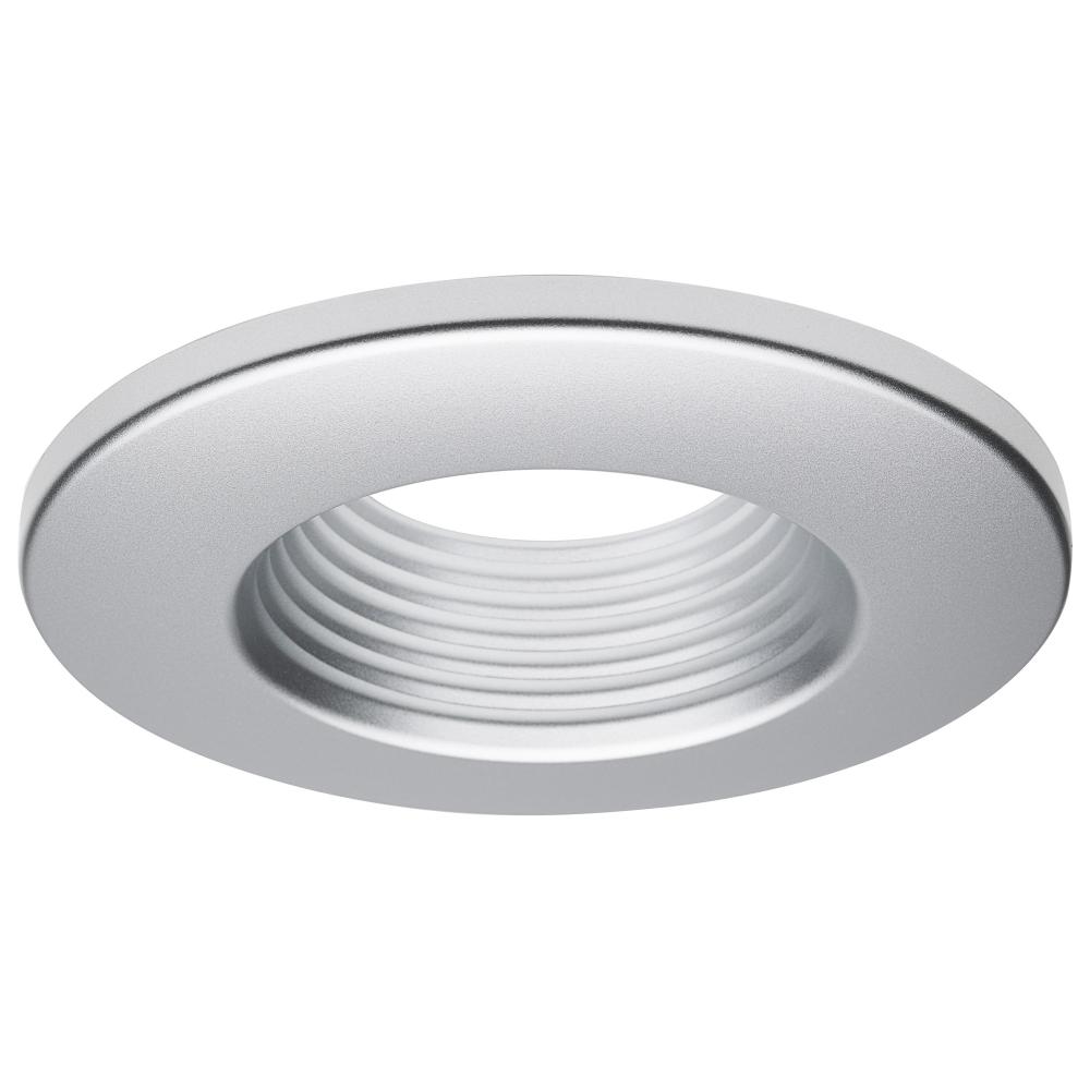 Deep Baffle Trim; 4 Inches; Brushed Nickel Finish