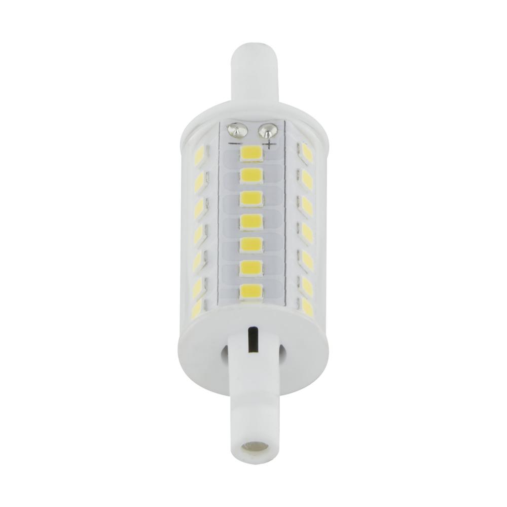 6 Watt LED Bulb; J-Type T3 78mm; 120 Volt; R7S Base; 3000K; Double Ended; 200 Degree Beam Angle