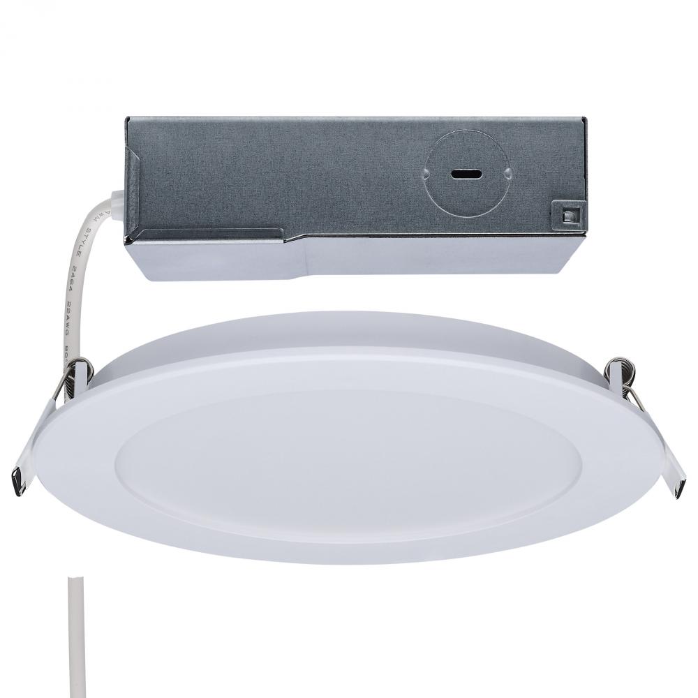 11 Watt LED Direct Wire Performer Series Downlight; Remote Driver; 6 Inch; 27K/3K/35K/4K/5K CCT