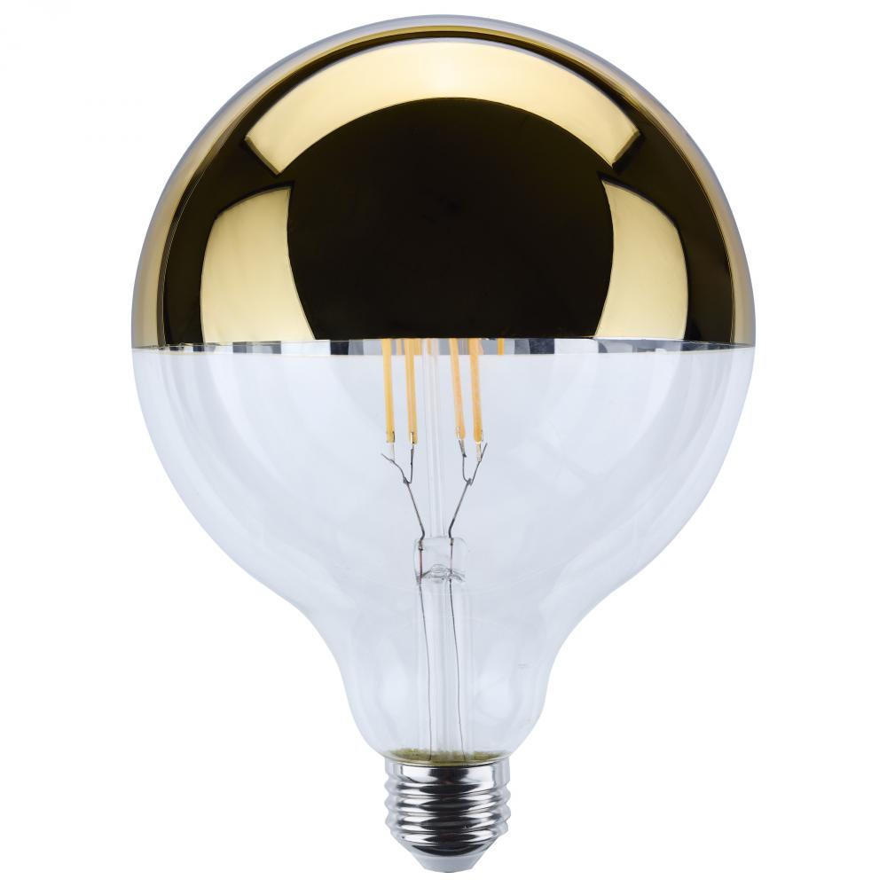 8 Watt G40 LED; Medium Base; 2700K CCT; Gold Crown; 100 Watt Replacement