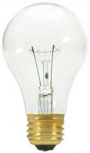 Satco Products Inc. S3941 - 40 Watt A19 Incandescent; Clear; 2500 Average rated hours; 300 Lumens; Medium base; 130 Volt; 2/Pack