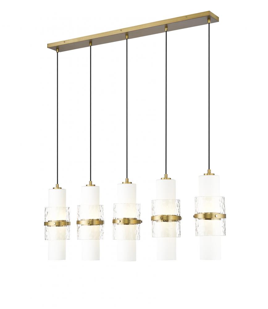 5 Light Linear Chandelier