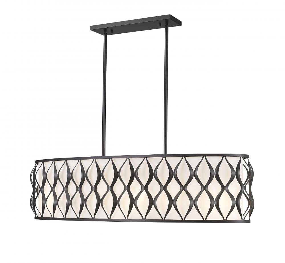 10 Light Linear Chandelier