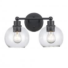 Trans Globe 22222 BK - Vanity Lighting Black