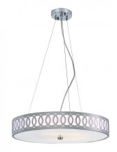 Trans Globe MDN-904 - 5LT PENDANT-OLYMPIC RINGS-CHRO