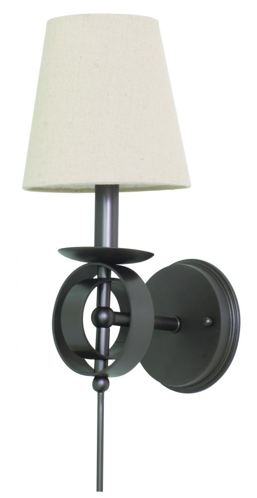 Mahogany Bronze Wall Light