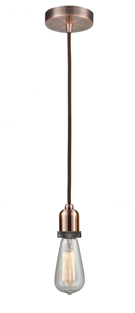 Whitney - 1 Light - 2 inch - Antique Copper - Cord hung - Mini Pendant