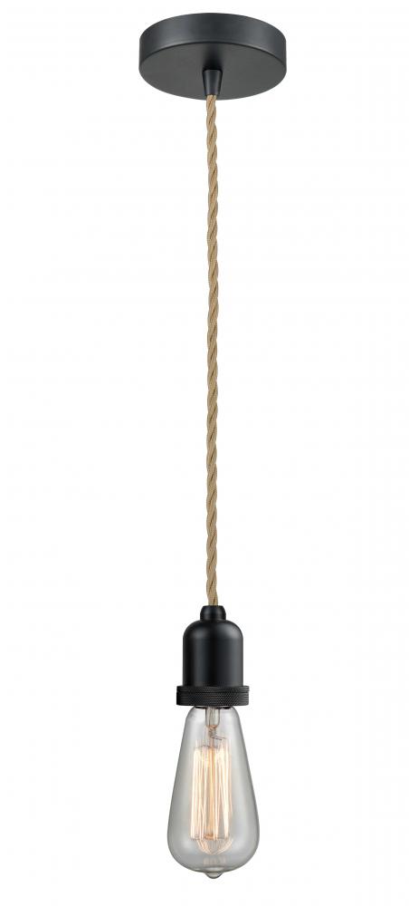 Whitney - 1 Light - 2 inch - Matte Black - Cord hung - Mini Pendant