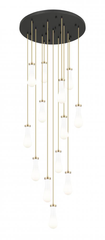 Owego - 13 Light - 32 inch - Champagne Bronze - Multi Pendant