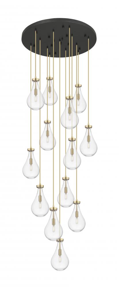 Owego - 13 Light - 32 inch - Champagne Bronze - Multi Pendant