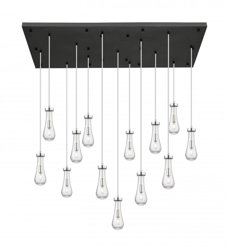 Owego - 13 Light - 54 inch - Brushed Polished Nickel - Multi Pendant