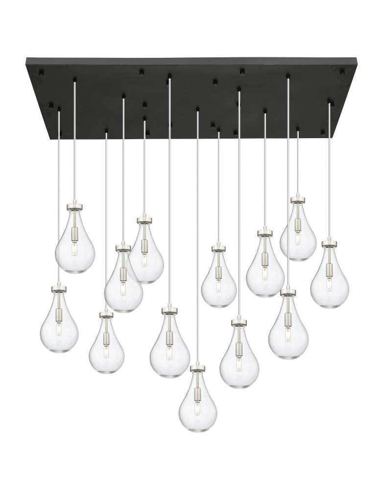 Owego - 13 Light - 54 inch - Brushed Satin Nickel - Multi Pendant