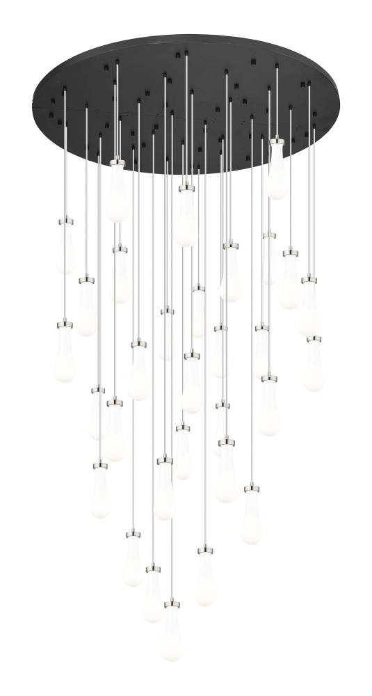 Owego - 31 Light - 60 inch - Brushed Satin Nickel - Multi Pendant