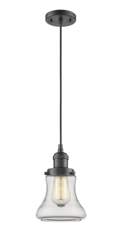 Bellmont - 1 Light - 6 inch - Oil Rubbed Bronze - Cord hung - Mini Pendant