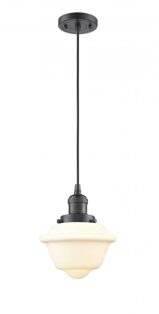 Oxford - 1 Light - 7 inch - Oil Rubbed Bronze - Cord hung - Mini Pendant