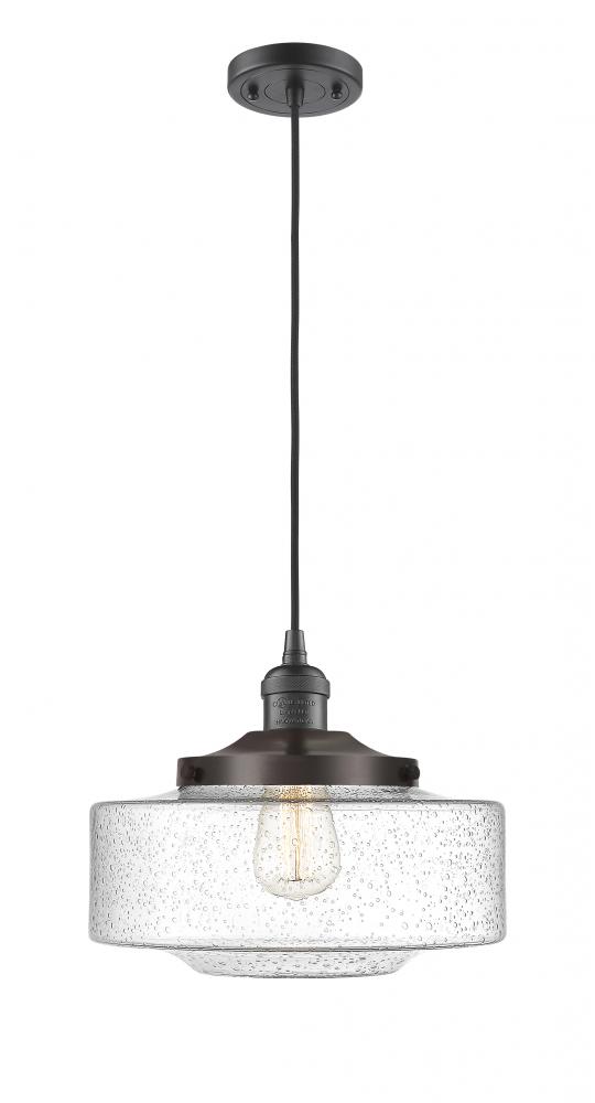Bridgeton - 1 Light - 12 inch - Oil Rubbed Bronze - Cord hung - Mini Pendant