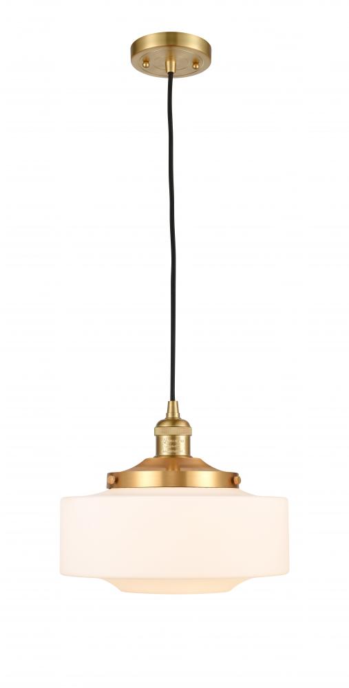 Bridgeton - 1 Light - 12 inch - Satin Gold - Cord hung - Mini Pendant