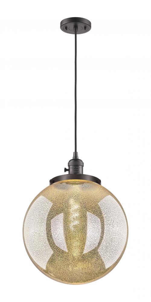 Beacon - 1 Light - 14 inch - Oil Rubbed Bronze - Cord hung - Mini Pendant