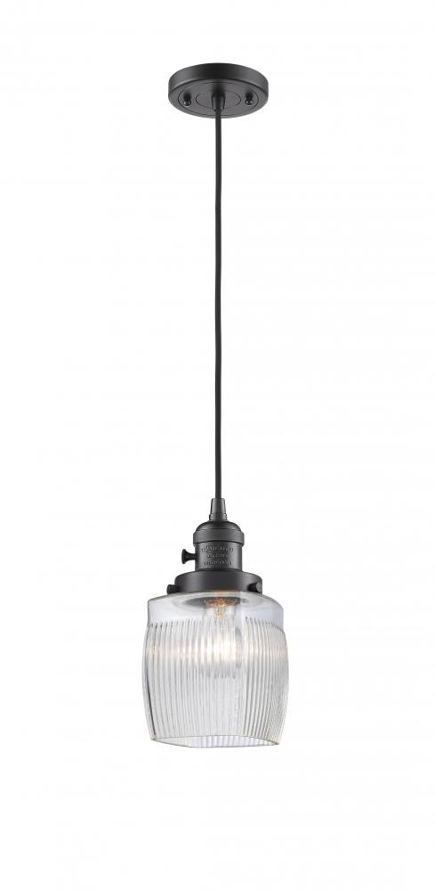 Colton - 1 Light - 6 inch - Oil Rubbed Bronze - Cord hung - Mini Pendant