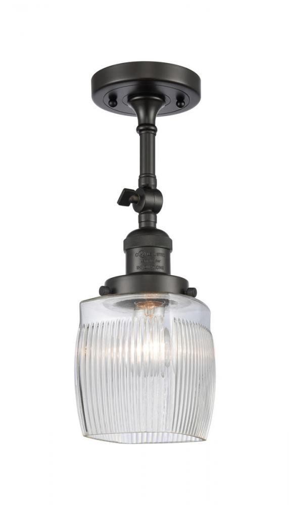 Colton - 1 Light - 6 inch - Oil Rubbed Bronze - Adjustable Semi-Flush Mount